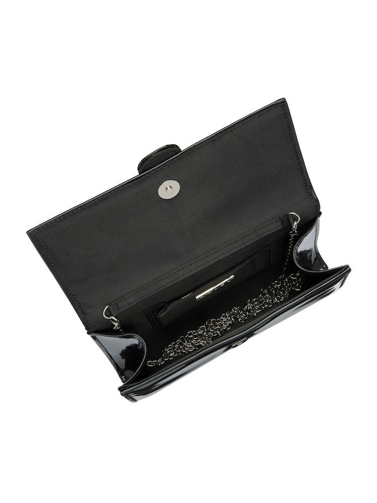 Beere/Schwarz - Ravel Clutch mit Kettenriemen - Bild 4 von 4 Beere/Schwarz - Ravel Clutch mit Kettenriemen - Bild 4 von 4