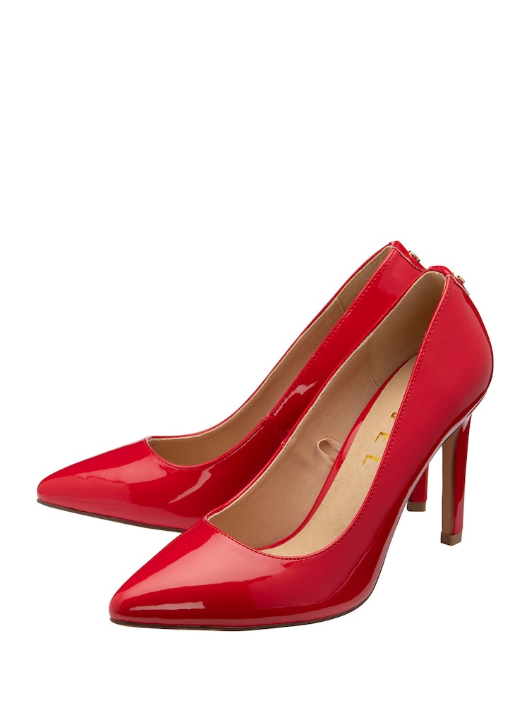 Ravel Red Stiletto-Heel Court Shoes - Image 2 of 4