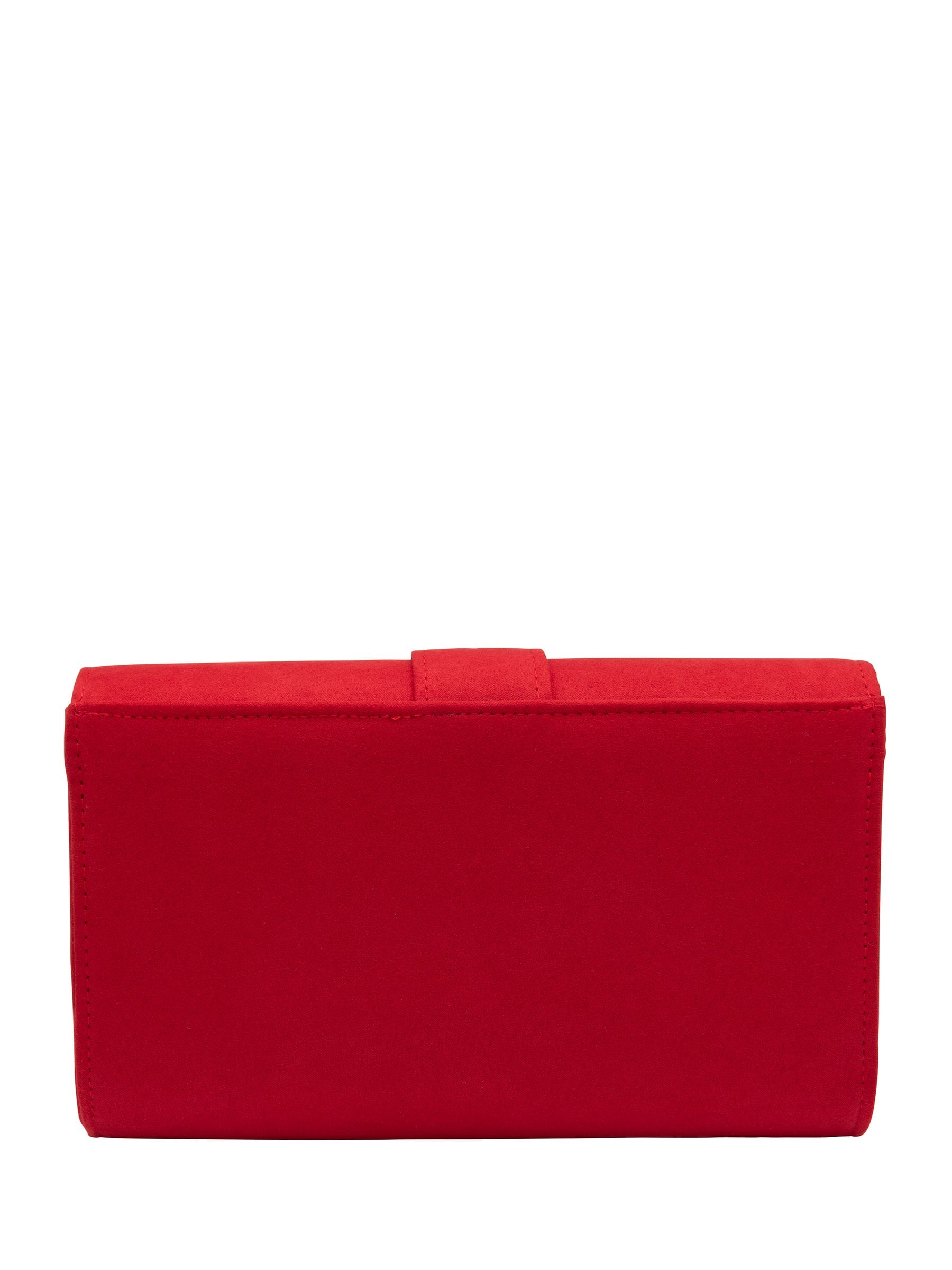 Ravel Red Clutch Bag with Chain