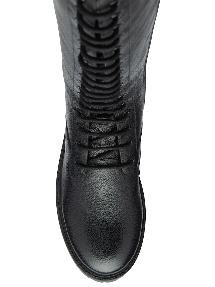 Ravel Leather Round-Toe Zip-Up Knee-High Boots - Bild 4 von 4 Ravel Leather Round-Toe Zip-Up Knee-High Boots - Bild 4 von 4