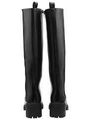 Ravel Black Zip-Up Knee-High Boots - Image 4 of 5