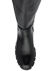 Ravel Black Zip-Up Knee-High Boots - Image 5 of 5