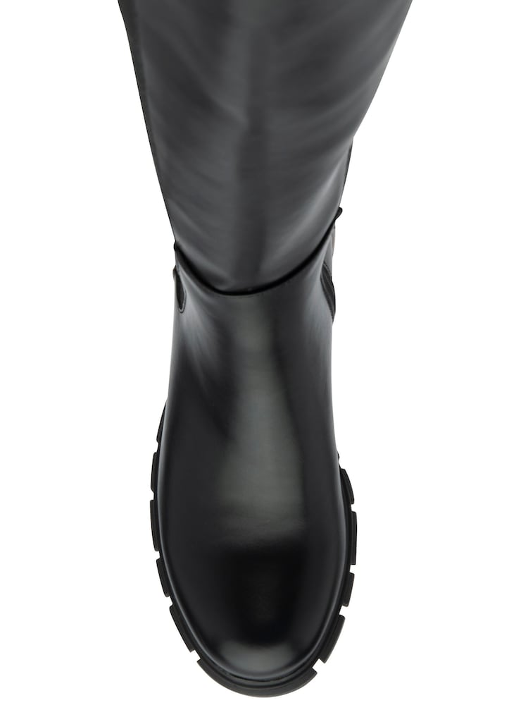 Ravel Black Zip-Up Knee-High Boots - Image 5 of 5