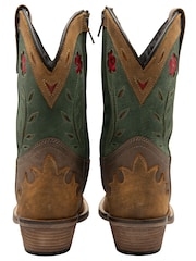 Ravel Brown Zip-Up Mid-Calf Boots - Image 3 of 4