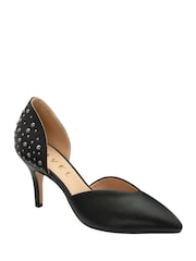 Ravel Black Pointed-Toe Court Shoes - Image 1 of 4