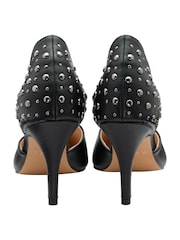 Ravel Black Pointed-Toe Court Shoes - Image 3 of 4