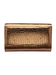 Ravel Metallic Clutch Bag with Chain - Image 2 of 4