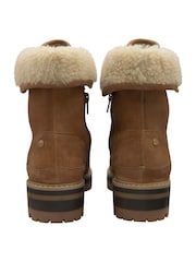 Ravel Brown Suede Lace-Up Ankle Boots - Image 3 of 4