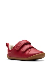rdeča - Clarks Usnjeni čevlji za malčke First Walker Craft - Slika 3 iz 7