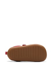 rdeča - Clarks Usnjeni čevlji za malčke First Walker Craft - Slika 7 iz 7