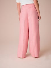 Pink Bright Stripe Wide Leg Trousers - Image 3 of 7