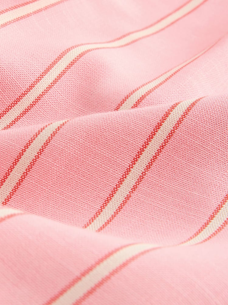Pink Bright Stripe Wide Leg Trousers - Image 7 of 7