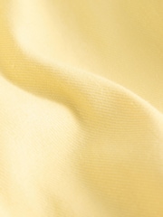 Yellow Elastic Back Wide Leg Trousers with Linen - Image 7 of 7