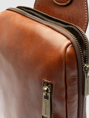Rodd & Gunn Brown Lincoln Cross-Body Satchel Bag - Image 4 of 4