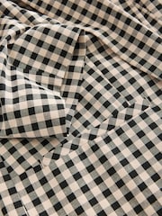 Cuadros en neutro/negro - Americana con mangas fruncidas de corte holgado - Imagen 2 de 3