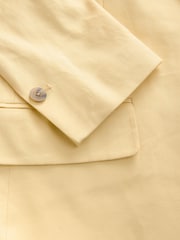 Gelb - Blazer in Tailored-Fit mit Leinen - Image 8 of 9