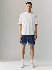 Denim Rinse Wash 100% Cotton Shorts - Image 2 of 9