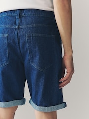 Denim Rinse Wash 100% Cotton Shorts - Image 6 of 9