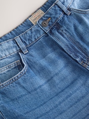 Denim Rinse Wash 100% Cotton Shorts - Image 8 of 9