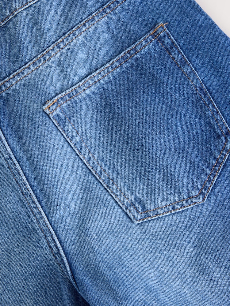 Denim Rinse Wash 100% Cotton Shorts - Image 9 of 9