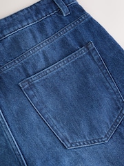 Denim Dark Wash 100% Cotton Shorts - Image 9 of 9