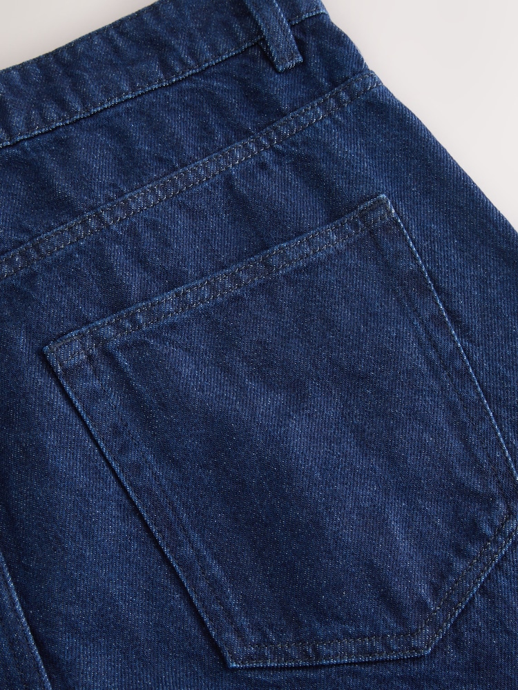 Mid Blue Denim 100% Cotton Shorts - Image 8 of 8