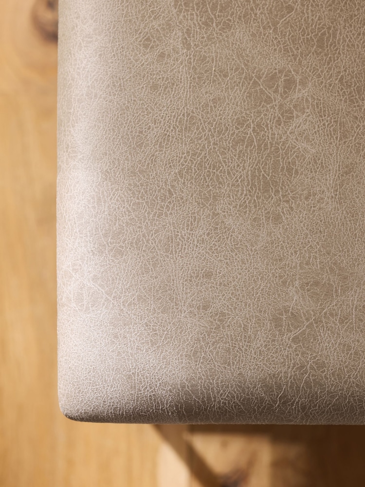 Light Oak Effect Bronx Storage Ottoman Bench - Image 6 of 11