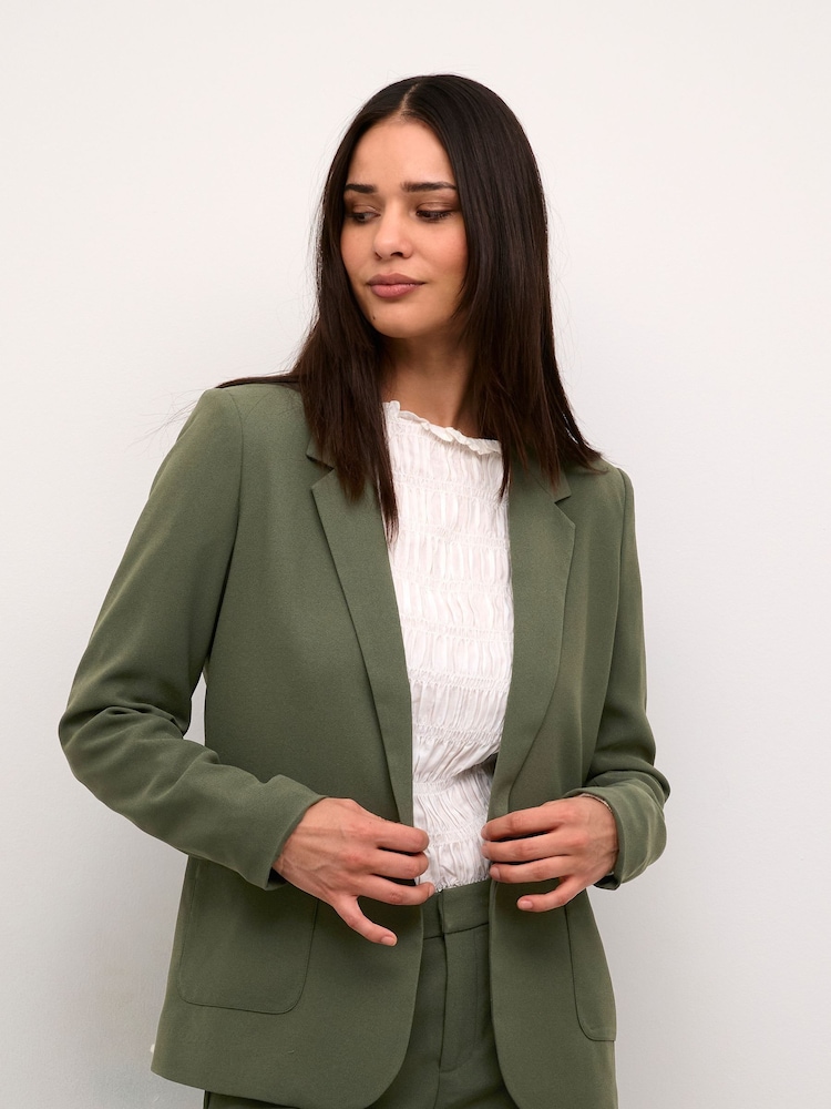 Cream Green Cocamia Single Breasted Button Blazer - Image 1 of 4