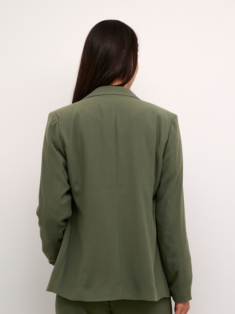 Cream Green Cocamia Single Breasted Button Blazer - Image 2 of 4