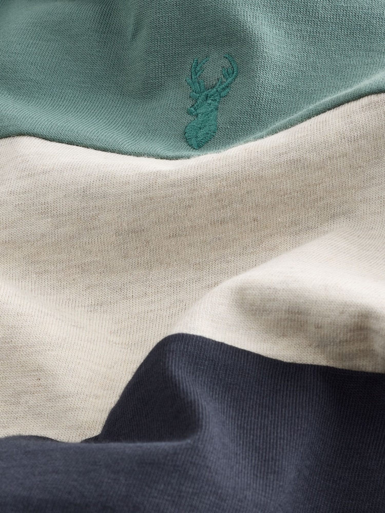vert foncé - 100% Coton Manches courtes Polo bloc boutonné - Image 8 of 8