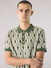 Pretty Green Roxy SS Knit Polo - Image 3 of 4