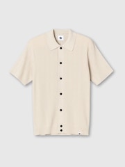 Pretty Green Stone Barker Short Sleeve Knit Shirt - صورة 4 من 4