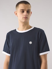 Pretty Green Eclipse Paisey Tape T-Shirt - Image 3 of 4