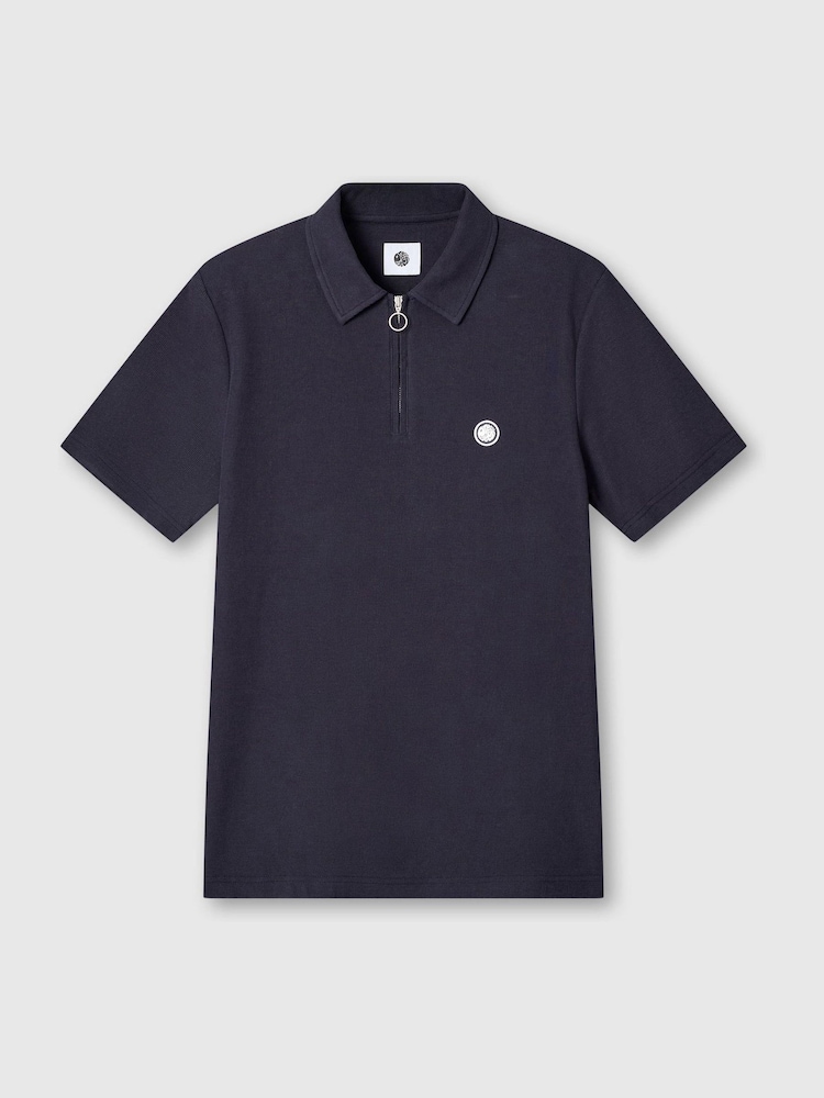 Pretty Green Islington SS Zip Polo Shirt - Image 4 of 4