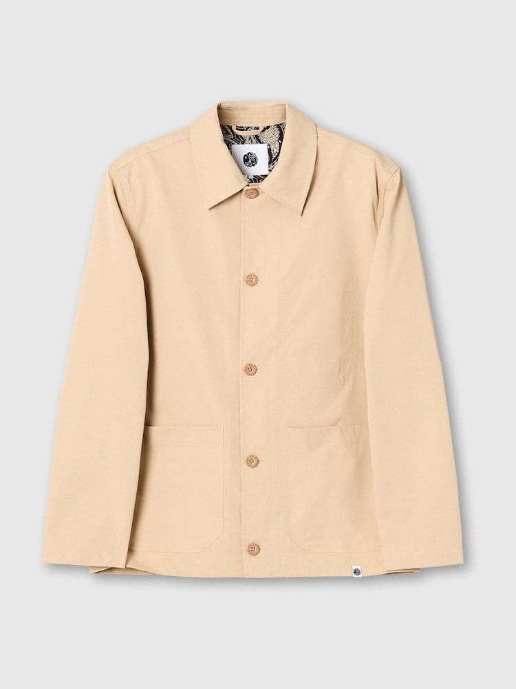 Pretty Green Sand Didsbury Overshirt - Image 4 of 4