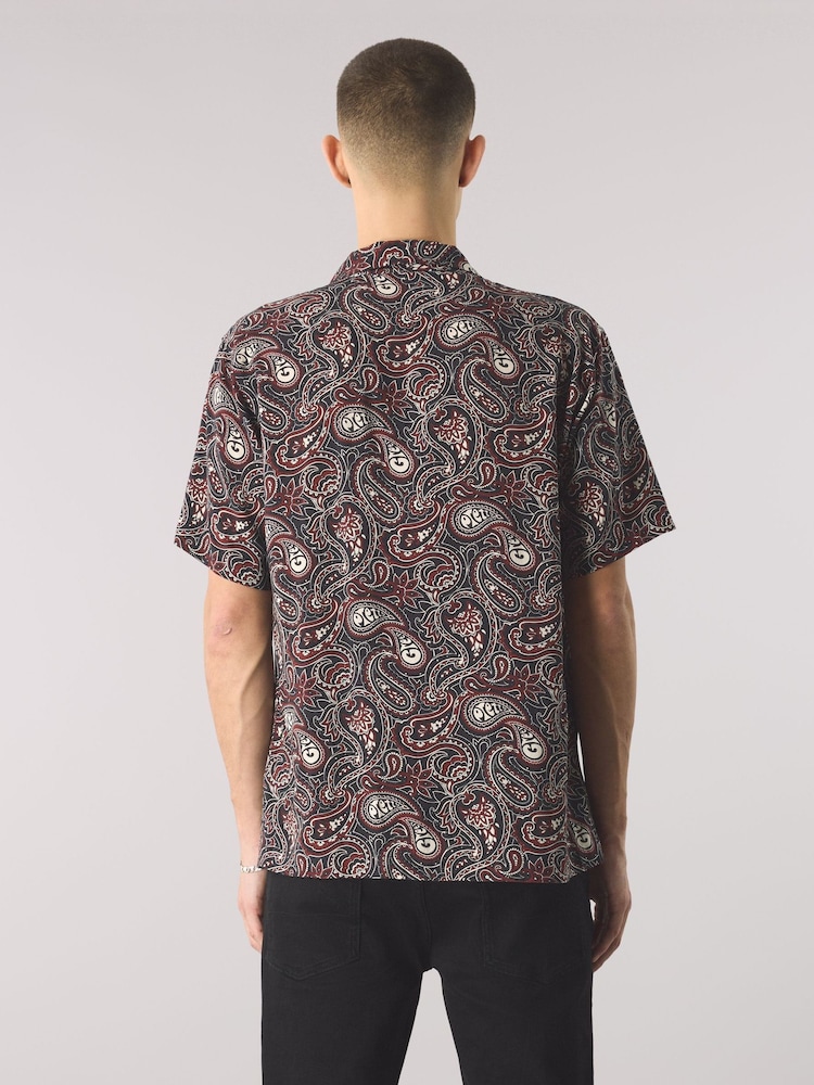 Pretty Green Paisley SS Shirt - Image 2 of 4