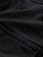 Black Fuller Bust Fitted Denim Jacket - Image 6 of 6