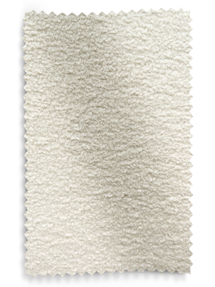 Teddy Shearling Natural Zander Accent Chair with Solid Wood Arms - Image 9 of 9