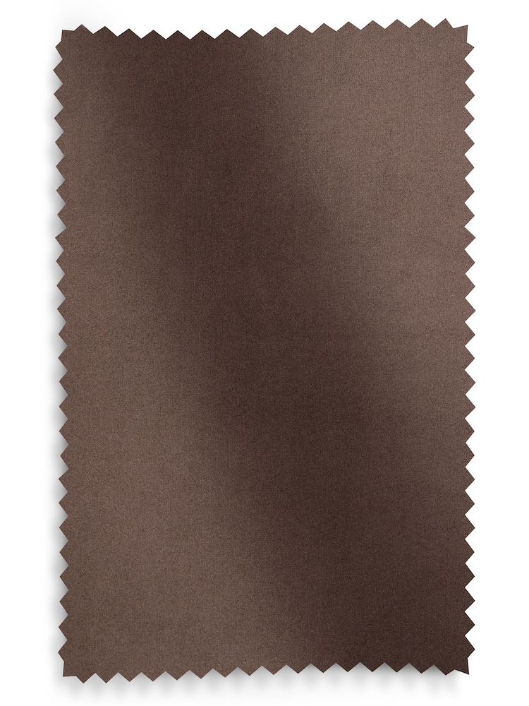 Soft Velvet Chocolate Brown Zander Accent Chair with Solid Wood Arms - Image 8 of 8