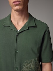 Green Dragon Graphic Jersey Shirt - Image 6 of 10