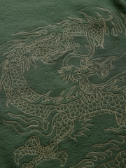 Green Dragon Graphic Jersey Shirt - Image 9 of 10