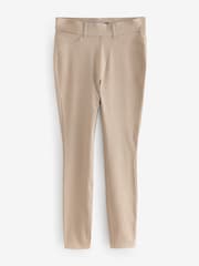 Neutral Taupe Jersey Denim Leggings - Image 3 of 5