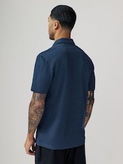 Blue Marls Regular Fit Short Sleeve Jersey Polo Shirts 3 Pack - Image 3 of 12
