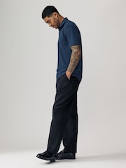 Blue Marls Regular Fit Short Sleeve Jersey Polo Shirts 3 Pack - Image 4 of 12