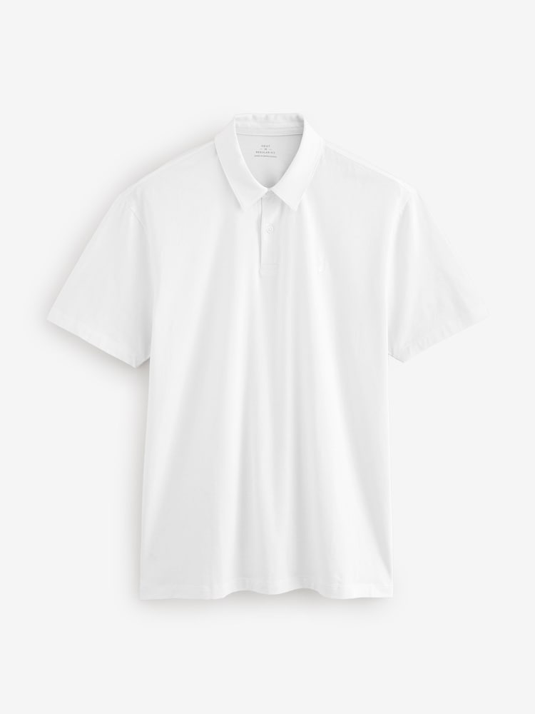 Neutre/Monochrome - Ajustement régulier - Polo en jersey Manches courtes 5 Pack - Image 10 of 16