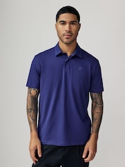 Blue/White/Green Regular Fit Short Sleeve Jersey Polo Shirts 3 Pack - Image 4 of 13