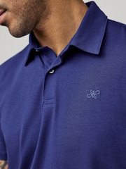 Blue/White/Green Regular Fit Short Sleeve Jersey Polo Shirts 3 Pack - Image 7 of 13