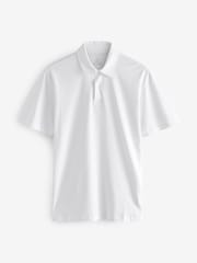Blue/White/Green Regular Fit Short Sleeve Jersey Polo Shirts 3 Pack - Image 9 of 13