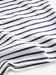 Gap White/Blue Stripe Modern Cotton-Modal Vest - Image 5 of 5