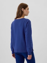 Gap Blue Relaxed Logo Crew Neck Jumper - Image 2 of 5